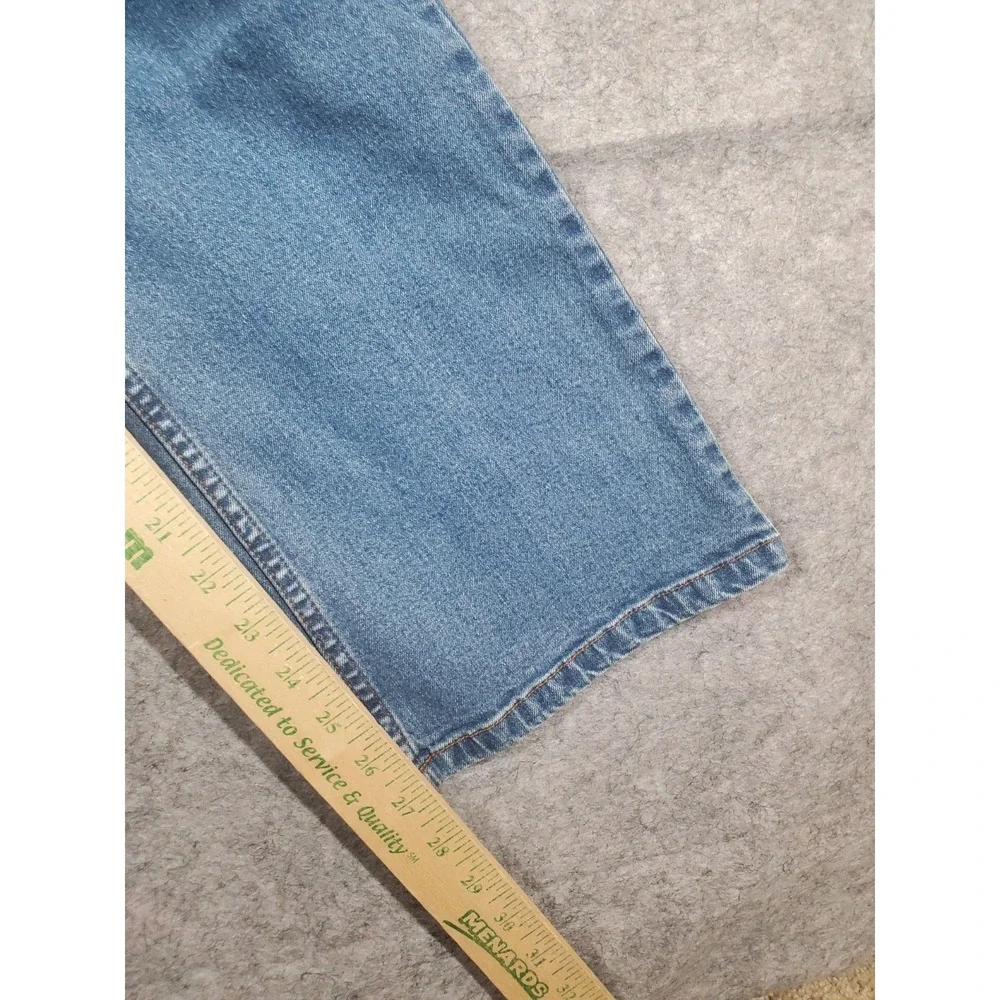 Carhartt Jeans Youth Boys 14 Straight Leg Elastic Waist Farm Outdoors Blue